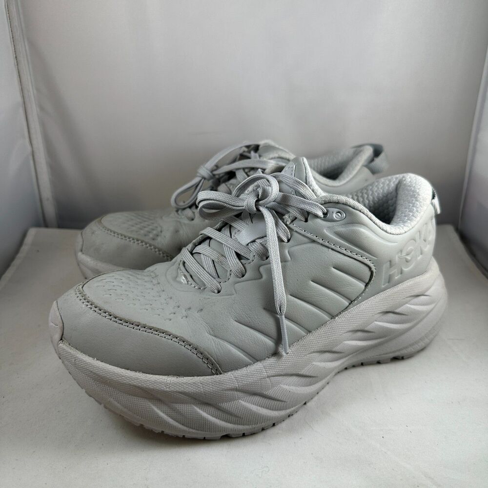 Hoka One One Women's Size US 6D Bondi SR Wide 1129351-HMLR Sneaker Gray Running